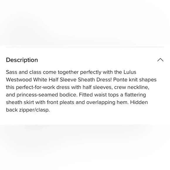 LULUS SHEATH DRESS - Picture 10 of 10